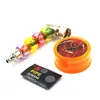 1 set pipa da fumo con 1 pz smerigliatrice per erbe tabacco Mesh schermo tascabile pipa per erbe accessori per fumatori DHL veloce DHF10601848988