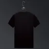 Summer Casual Mens Designer Rhinestone T koszule krótkie rękawy Slim Fit Crew Szyja