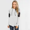 2020 Automne Hiver Loose Women Pull à capuche manches longues Patchwork Sweat Casual Lady Pull Hoodies Vêtements de maternité SweatersM2565