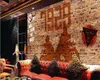 beibehang wallpaper for kids room Wall sticker brick wall graffiti motorcycle bar KTV decorative mural home interior background