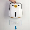 Cute Penguin Paper Container Toilet Paper Holder Wall Mounted Tissue Box Shelf27146846799497