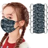 5 pièces enfant enfants dessin animé garçons filles bouche masque Anti Pollution respirant impression masques pour enfants réglable oreille bouton masque W3233