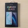 Samsung Galaxy S20 Plus S20 Ultra 3D Full Cover Screen Protector 용 압제 유리 Samsung Note 10 S10 Plus A30 A50 A70 강화 유리