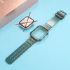 Yumuşak TPU Watchband Askı Bantları ile Tam Koruyucu Kılıf Çerçeve Zırh Apple İzle IWatch 38 / 40mm 42 / 44mm