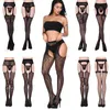 Calze a rete sexy Collant Collant Reggicalze Calze Slim con apertura sul cavallo Bodystocking Intimo Lingerie Will e Sandy Abbigliamento donna