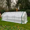 Kraflo Horizontally long greenhouse Garden plant cultivation racks Succulent insulation shed Outdoor mesh shade