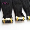 Skin Weft Invisible Tape Remy Hair Extensions Newest Design More Secretive 100g/40piece Each Piece Can Be Divided Into 6 Small Pieces Cheap