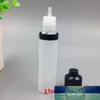 Nuevas botellas Tapa de manipulación a prueba de niños Botellas de líquido E de 15 ml con cerradura de cuentagotas larga Botella de pluma vacía de plástico Botellas de LDPE de 15 ml