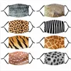 Mascherine Leopard Impresso serpentes com filtro bocal Máscaras tigres Giraffes exatas personalizadas Respirador Kid Homens Mulheres lavável 4 C2 2xtc