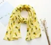 Baby Pineapples Scarves Girls Floral Cartoon Pashmina Scarf Collar Shawl Muffler Cozy Fashion Wrap Neck Stole Neckchief Accessorie7047069