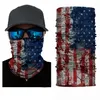 Maski do twarzy sportowej Trump USA Flag Styl Seamless Bandanas Wielofunkcyjny szalik rowerowy Czaszka Magiczna Turban Kobiety Mężczyźni Outdoor Headbands