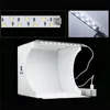 Hot Selling Puluz Portable Mini LED Photo Studio Box Tabletop Shooting Soft Box Tent med ljus och 2 * LED Paneler + 6 * Bakgrund