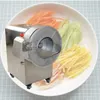 Commerciële Groente Snijmachine Automatische Fruit en Groente Slicer en Shredder Aardappel Radijs Plakken