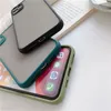 Caixa telefônica de proteção à lente da câmera para iPhone 13 11 Pro máximo 12 mini x xs xr 6 6s 7 8 Plus SE Matte Translúcida Capa à prova de choque WHO3702300