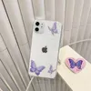 New Insact Butterfly Butterfly Caso transparente para iPhone 13 12 11Pro Max Case Se XS Max XR 6 7 8 Plus Epoxy Stand Clear Silicone Phone C4438958