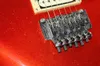 Factory wholesale metallic red electric guitar with HH pickups,Floyd rose, maple fretboard,can be customized as request