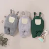 Summer Newborn Baby Clothes Infant Toddler Boys Girls Sleeveless Strap Romper Jumpsuit Overalls Outfits Kids Clothing 0-18M