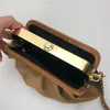 Spring/Summer 2020 latest old flower matching yellow flower chain cloud bag fashion double color matching women's shoulder bag clutch bag