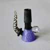 Unika Heady Glass Bowls Rökning DAB Riggar för vattenglas Bong Tobacco Tools 14mm Male Joint Dry Herb Tillbehör XL-SA07