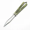 3 renk Basiliks HOM Kelebek eğitmen bıçak Titanyum Kol D2 ayna Blade Jilt Bıçak EDC Adker Bıçaklar taktik sağkalım kamp avcılık