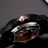 Neue schwarze Farbe Herren Luxus Uhren Automatische Bewegung Gleitleitungsberuhigungsbereichen Saphirglas hochwertiger Herren Armbandwatch69590732782334