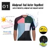 Tävlingsuppsättningar Maapful Streaks Cycling Jersey Set Pure Color Short Sleeve Uniform Bicycle Clothes Ropa Ciclismo Costume Riding Clothing Suit