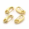 10 pz/lotto Oro/Colore Rodio Catenaccio Ganci per la Collana Braccialetti A Catena gioielli FAI DA TE Che Fanno 21*11mm