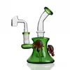 bicchiere bong tubi dell'acqua accessorio per fumatori Narghilè inebrianti dab rig bong in vetro spesso pezzi di ciotola chicha con banger da 14 mm