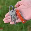 Mini Aluminum Alloy Replace Blade Folding Knife Scalpel Utility Carving Cutter Outdoor Portable Keychain Camping EDC Tool with 10p1502650