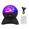 Uppladdningsbar trådlös Bluetooth-högtalare Ljusstyrenhet LED Crystal Magic Ball Effect Light DJ Club Disco Party Lighting