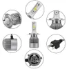 C6 LED Car Headlights 72W 7600LM COB Auto Headlamp Bulbs H1 H3 H4 H7 H11 880 9004 9005 9006 9007 Car Styling Lights