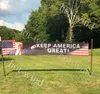 US Stock Keep America Great Flag 296x48cm Trump 2020 Élection présidentielle Bannière Trump Campagne Drapeau DHL Shipping