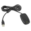 Trådlös spelmottagare Kabel för Microsoft Xbox 360 Controller Game USB-mottagare GamePad Adapter Support PC Windows