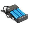 Multifunktion 18650 USB -laddare 3 Slot Liion Batterisätt för laddningsbara litiumbatterier hela1882446