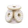 Todo bpa macio bonito donut forma engraçado grau alimentício silicone brinquedo macio mordedor para bebê dentição anéis brinquedos8117829