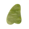 Rolo de massagem de jade natural guasha spa spa raspador de pedra facial antiwrinkle binkle body massager facial de saúde ferramentas de saúde7047093