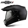 Nenki Black Motorcycle Casco Moto Full Face Casmet Motocross Uomo Avventura da uomo Downhill DH Racing Casco Moto ECE1