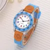 Kids Girl Watch Fashion Colorful Strap Arabic Number Sport Quartz Wrist Watch Fashion Casual Leather Strap Girl Montre Y40244U