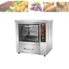 Batata Tabletop Auto Girar frango grelhado Forno Elétrico doce Commercial Milho Roasting Máquina