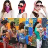 Magic Headscarf Headband Headband Bandana Headwrap dla kobiet Mężczyźni Hip Hop Seamless Skull Bandanas Maska Maska Tube Szyi Schierzu