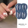 1 stks 3D Silicone Nail Carving Mold DIY Acryl Butterfly Bow Hart Designs Mold Stamping Sjabloon Nails Stencils Manicure Tools