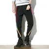 Męskie spodnie Moda Kolor Blok Patchwork Corduroy Cargo Harem Streetwear Bawełniane Spodnie Harajuku Jogger Spludnie dla mężczyzn