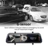 Ny Top 10 "IPS skärmbil DVR Spegel Dash Camera Dash Cam Dual Lens Car Camera Full HD Drive Recorder Stream Rearview Mirror