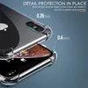 Прозрачный сотовый телефон чехол для iPhone 6 7 8 Plus 11 Pro MAX XS XR для Samsung S8 S9 S10 Note10 TPU Защитный противоударный Clear обложка чехол