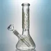 Design criativo de vidro UV Bong com um efeito brilhante difundido e padrão de água de água de água medusa de água 18 mm se juntar perfeito Dab Ri