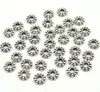 500pcs prata antiga Flor Spacer solta pérolas para jóias Finding pulseira artesanal colar Jóias DIY Acessórios seis milímetros