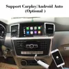 Android 13 7.0-tums pekskärmbil DVD-spelare för Mercedes-Benz ML W166 GL X166 2013-2015 Mutimediea Navigation GPS Radio Stereo Support DAB Valfritt