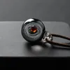 Boeyjjr Universe Glass Bead Planets Pendant Naszyjnik galaktyki łańcuch łańcucha słonecznego Układ słoneczny