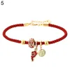 Män kvinnor kinesiska charm repkedja vänskap röda armband för lyckliga sträng armband älskare gåva6243101