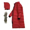 Cappotto in piumino d'oca Giacca invernale da donna Collo in vera pelliccia di lupo Con cappuccio Cappotti caldi e antivento per esterno con cappuccio rimovibile Parka da donna Xs-3xl2tup